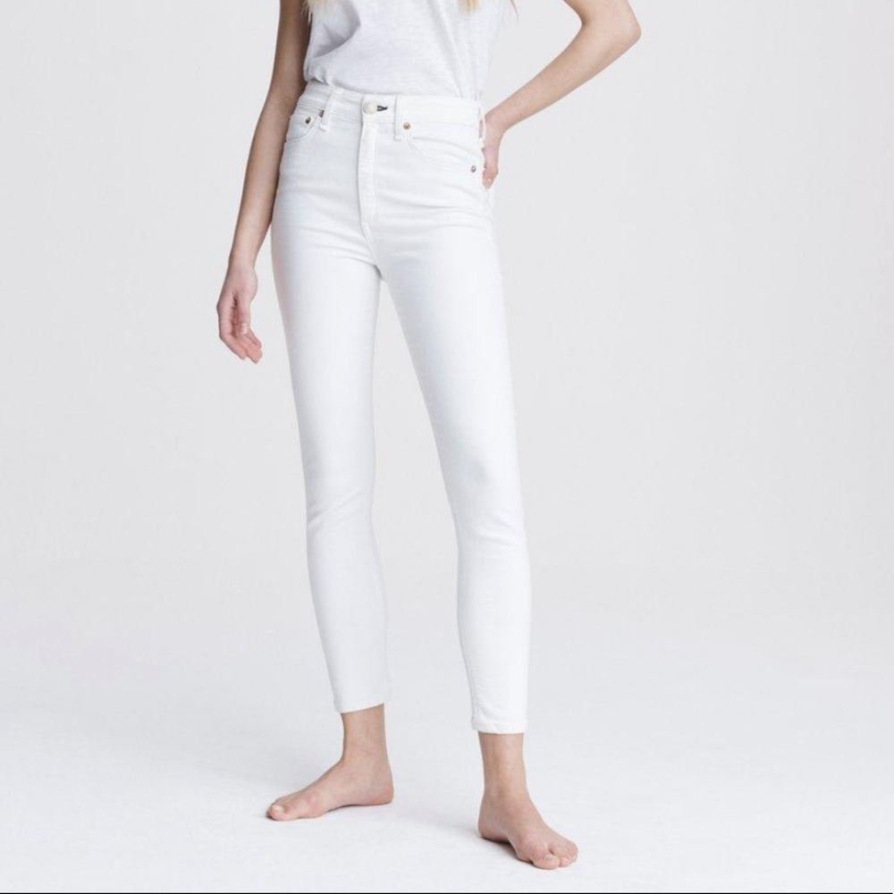 Rag & Bone White Skinny Jeans